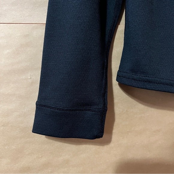 Vintage Patagonia Capilene Quarter Zip Neck Pullover BaseLayer Black Size M - Picture 7 of 9